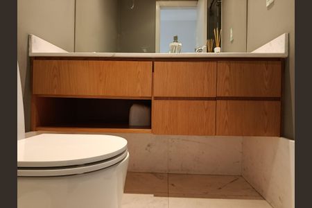 Apartamento para alugar com 160m², 1 quarto e 2 vagasBanheiro social