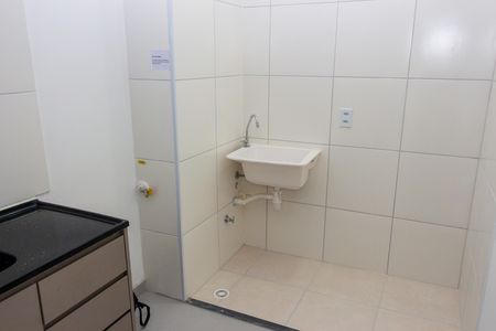 Apartamento para alugar com 37m², 2 quartos e sem vaga Apartamento para alugar com 37m², 2 quartos e sem vagaCozinha e Área de Serviço