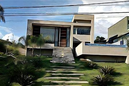 Casa de condomínio à venda com 470m², 5 quartos e 6 vagas