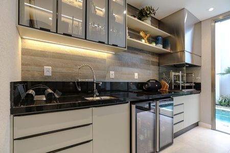 Casa de condomínio para alugar com 300m², 3 quartos e 4 vagasChurrasqueira