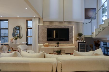 Casa de condomínio para alugar com 300m², 3 quartos e 4 vagasSala