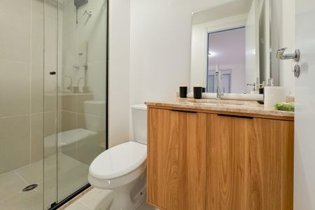 Apartamento à venda com 27m², 1 quarto e sem vaga Apartamento à venda com 27m², 1 quarto e sem vagaBanheiro da Suíte