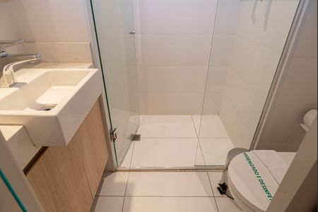 Studio para alugar com 24m², 1 quarto e sem vaga Studio para alugar com 24m², 1 quarto e sem vagaBanheiro