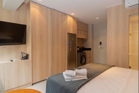 Studio para alugar com 24m², 1 quarto e sem vaga Studio para alugar com 24m², 1 quarto e sem vagaQuarto