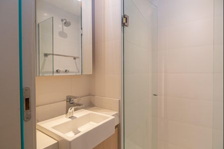 Studio para alugar com 24m², 1 quarto e sem vaga Studio para alugar com 24m², 1 quarto e sem vagaBanheiro