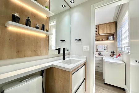 Apartamento para alugar com 132m², 4 quartos e 3 vagasBanheiro da Suíte 2