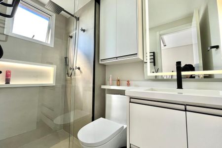 Apartamento para alugar com 132m², 4 quartos e 3 vagasBanheiro da Suíte 3