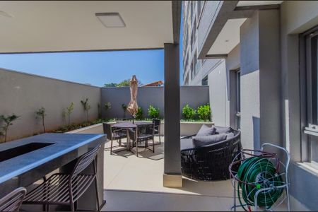 Studio para alugar com 27m², 1 quarto e sem vaga Studio para alugar com 27m², 1 quarto e sem vagaÁrea comum - Churrasqueira