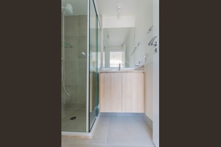 Studio para alugar com 24m², 1 quarto e sem vaga Studio para alugar com 24m², 1 quarto e sem vagaBanheiro