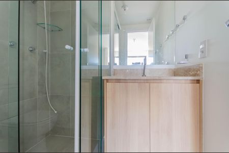 Studio para alugar com 24m², 1 quarto e sem vaga Studio para alugar com 24m², 1 quarto e sem vagaBanheiro