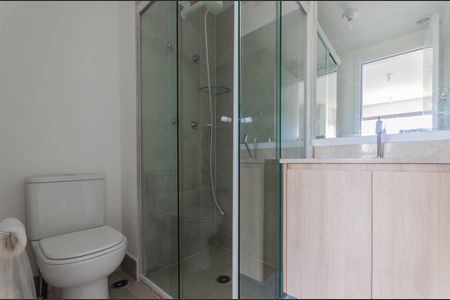 Studio para alugar com 24m², 1 quarto e sem vaga Studio para alugar com 24m², 1 quarto e sem vagaBanheiro