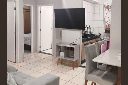 Sala de apartamento à venda com 2 quartos, 52m² em Europa, Contagem