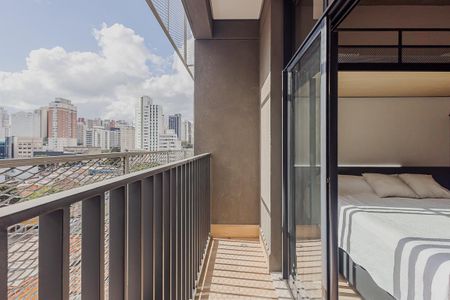 Studio à venda com 39m², 1 quarto e sem vagaVaranda