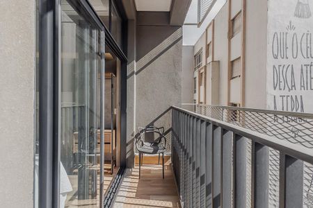 Studio à venda com 39m², 1 quarto e sem vagaVaranda