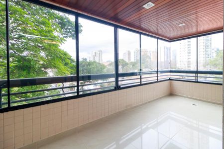 Sala - Varanda de apartamento à venda com 3 quartos, 136m² em Brooklin, São Paulo