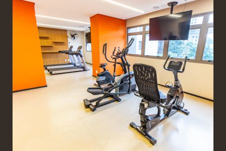 Studio à venda com 28m², 1 quarto e sem vaga Studio à venda com 28m², 1 quarto e sem vagaÁrea comum - Academia