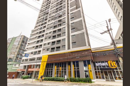 Studio à venda com 28m², 1 quarto e sem vaga Studio à venda com 28m², 1 quarto e sem vagaFachada