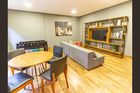 Studio à venda com 28m², 1 quarto e sem vaga Studio à venda com 28m², 1 quarto e sem vagaÁrea comum - Salão de jogos