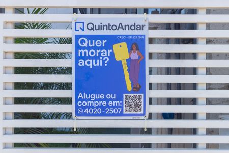 Apartamento à venda com 33m², 1 quarto e sem vagaFachada e placa