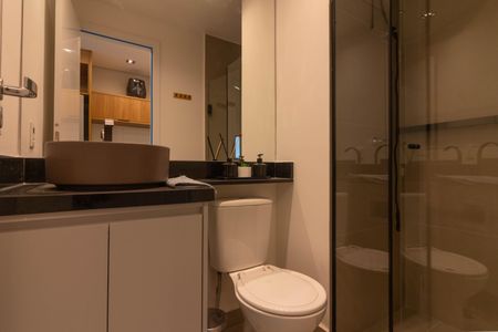 Studio à venda com 26m², 1 quarto e sem vaga Studio à venda com 26m², 1 quarto e sem vagaBanheiro
