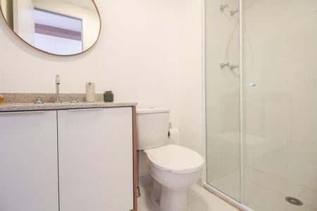 Studio à venda com 27m², 1 quarto e sem vaga Studio à venda com 27m², 1 quarto e sem vagaBanheiro