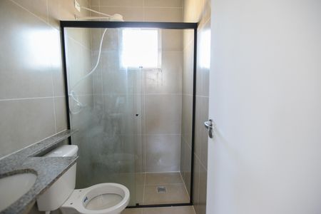 Casa de condomínio para alugar com 108m², 3 quartos e 2 vagas Casa de condomínio para alugar com 108m², 3 quartos e 2 vagasBanheiro da Suíte