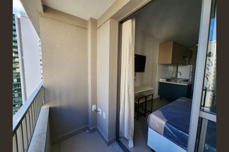 Studio à venda com 25m², 1 quarto e sem vagaVaranda