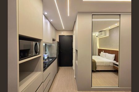Studio de kitnet/studio para alugar com 1 quarto, 25m² em Indianópolis, São Paulo