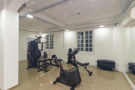 Apartamento para alugar com 36m², 1 quarto e sem vaga Apartamento para alugar com 36m², 1 quarto e sem vagaÁrea comum - Academia