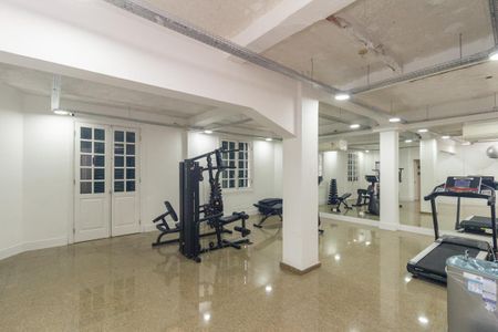 Apartamento para alugar com 36m², 1 quarto e sem vaga Apartamento para alugar com 36m², 1 quarto e sem vagaÁrea comum - Academia