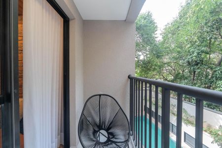 Apartamento para alugar com 39m², 2 quartos e sem vagaSacada