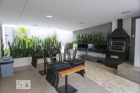 Studio à venda com 46m², 1 quarto e 1 vaga Studio à venda com 46m², 1 quarto e 1 vagaÁrea comum - Churrasqueira