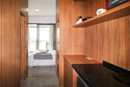 Studio para alugar com 25m², 1 quarto e sem vaga Studio para alugar com 25m², 1 quarto e sem vagaCozinha