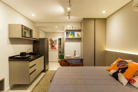 Apartamento para alugar com 25m², 1 quarto e sem vaga Apartamento para alugar com 25m², 1 quarto e sem vagaSala/Quarto