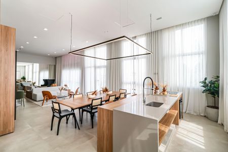 Studio à venda com 73m², 2 quartos e 1 vagaÁrea comum - Salão de festas