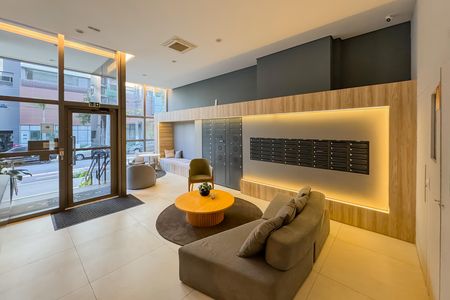 Studio para alugar com 25m², 1 quarto e sem vagaHall social