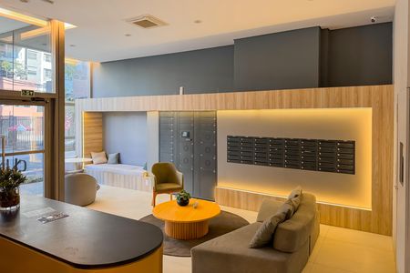 Studio para alugar com 25m², 1 quarto e sem vagaHall social