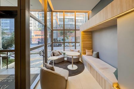 Studio para alugar com 25m², 1 quarto e sem vagaHall social