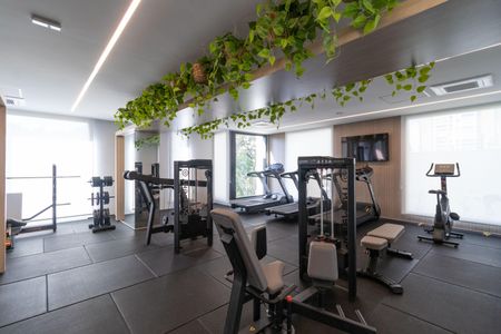 Studio para alugar com 22m², 1 quarto e sem vaga Studio para alugar com 22m², 1 quarto e sem vagaÁrea comum - Academia