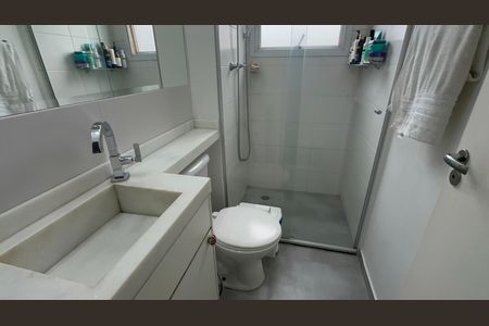 Apartamento à venda com 77m², 3 quartos e 2 vagasBanheiro da Suíte