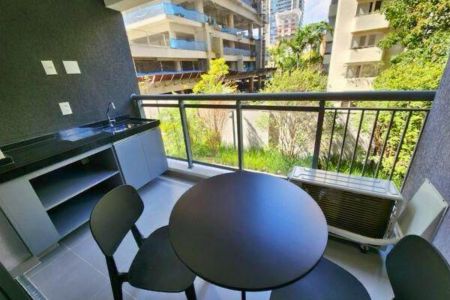 Apartamento à venda com 28m², 1 quarto e sem vagaVaranda gourmet