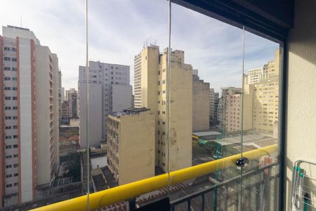 Studio para alugar com 26m², 1 quarto e sem vagaVaranda