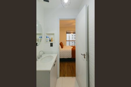 Apartamento à venda com 28m², 1 quarto e sem vaga Apartamento à venda com 28m², 1 quarto e sem vagaBanheiro da Suíte