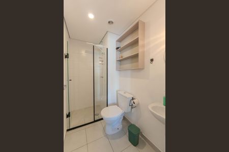 Studio para alugar com 24m², 1 quarto e sem vaga Studio para alugar com 24m², 1 quarto e sem vagaBanheiro