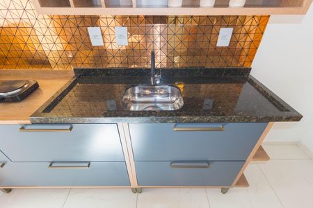 Apartamento à venda com 33m², 1 quarto e sem vaga Apartamento à venda com 33m², 1 quarto e sem vagaDetalhe - Cozinha