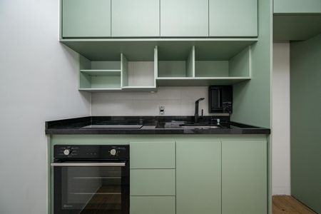 Studio à venda com 29m², 1 quarto e sem vagaCozinha