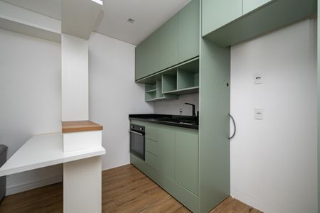 Studio à venda com 29m², 1 quarto e sem vagaCozinha