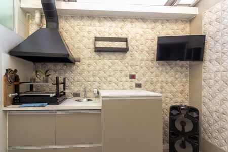 Casa de condomínio à venda com 73m², 2 quartos e 2 vagasÁrea Gourmet integrada com área de Serviço