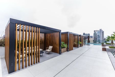 Studio para alugar com 25m², 1 quarto e 1 vaga Studio para alugar com 25m², 1 quarto e 1 vagaÁrea comum - Espaço Gourmet