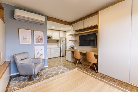 Studio para alugar com 25m², 1 quarto e 1 vaga Studio para alugar com 25m², 1 quarto e 1 vagaStudio